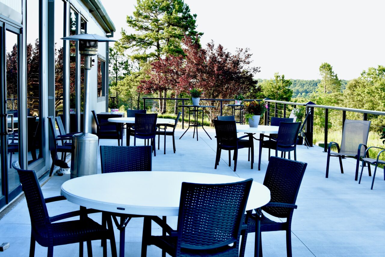 Patio with view